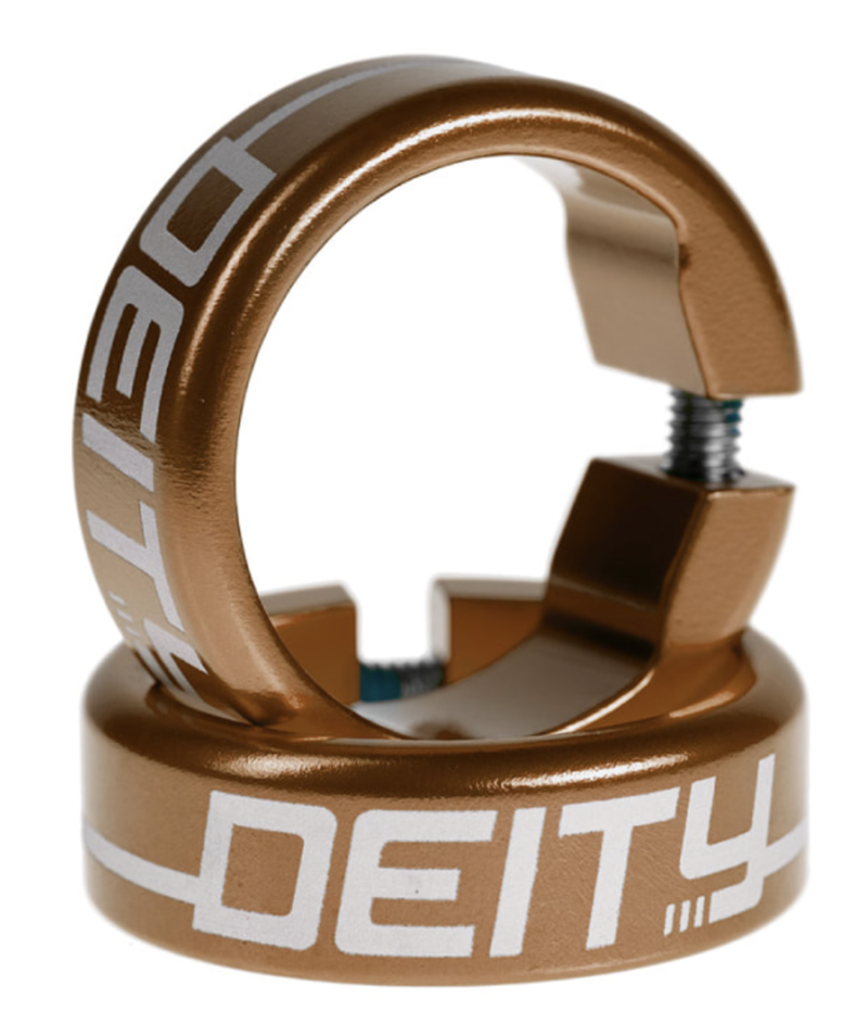 Deity Handlebar Grip Clamps Brown-1